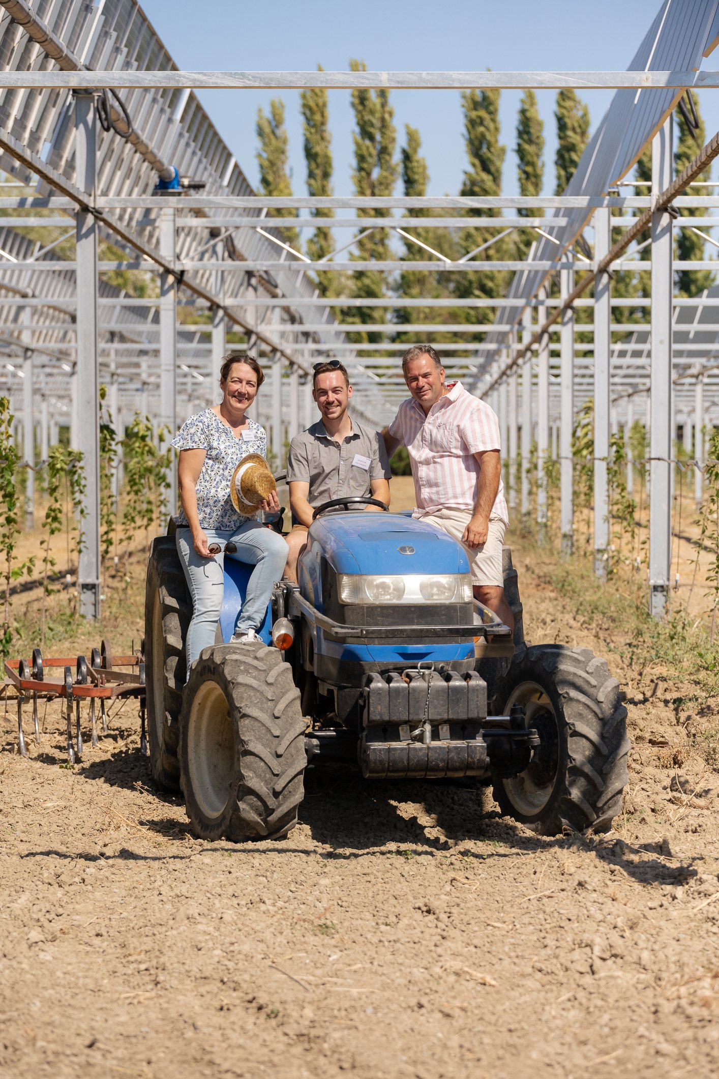 Portrait d'Adrien Clair, agriculteur.