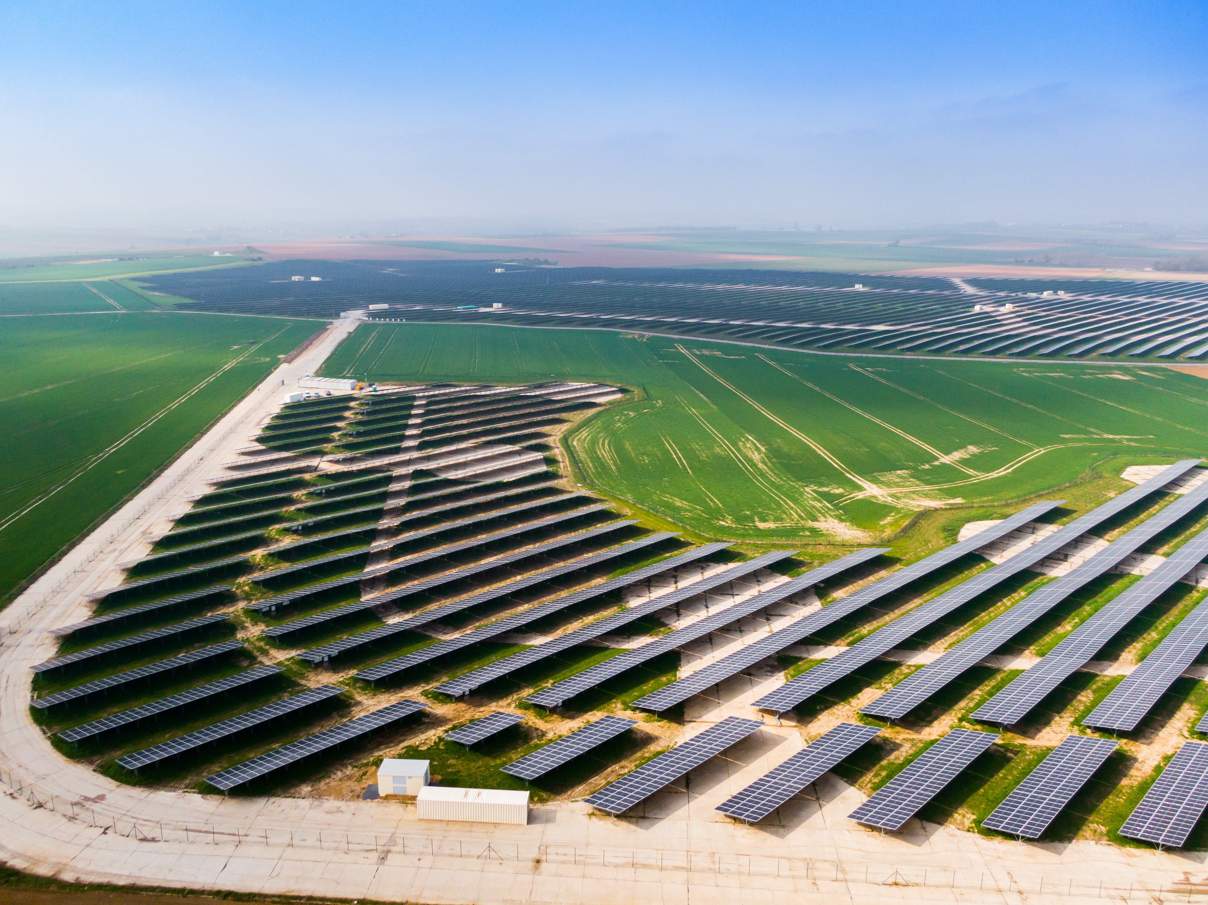 Centrale photovoltaïques de Cambrai Niergnies seranvillers forenville  - crédit photo Bouygues(24)