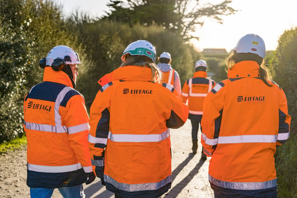 Les équipes Eiffage sur le terrain